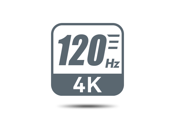 Smooth and Detailed Visual Experience 4K120hz